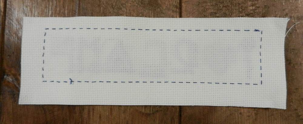 How to make a cross stitch bookmark