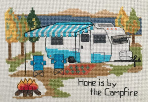 Vintage Camper Cross Stitch Pattern