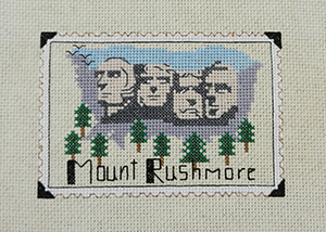 mt rushmore picture perfect cross stitch pattern