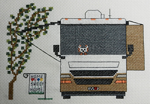 RV Home Sweet Home cross stitch pattern