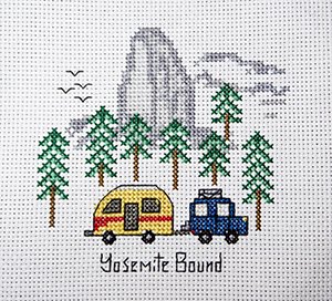 yosemite bound cross stitch pattern