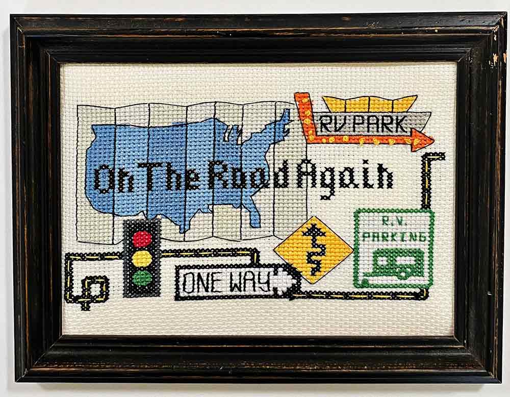 On The Road Again Cross Stitch Pattern