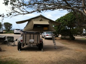 Tent like a treehouse