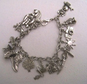 camping charm bracelet