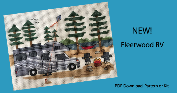 Fleetwood Pulse RV Counted Cross Stitch – New Pattern