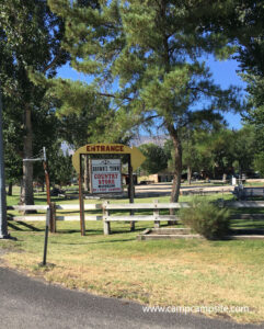 Bakers town campground sign