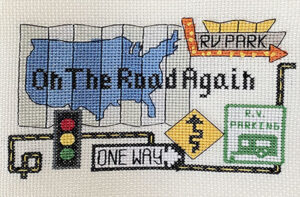 On The Road Again Cross Stitch